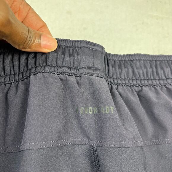 Adidas Mens Aeroready Slim Fit Training Pants Purple Performance Workout SMALL - Picture 11 of 12